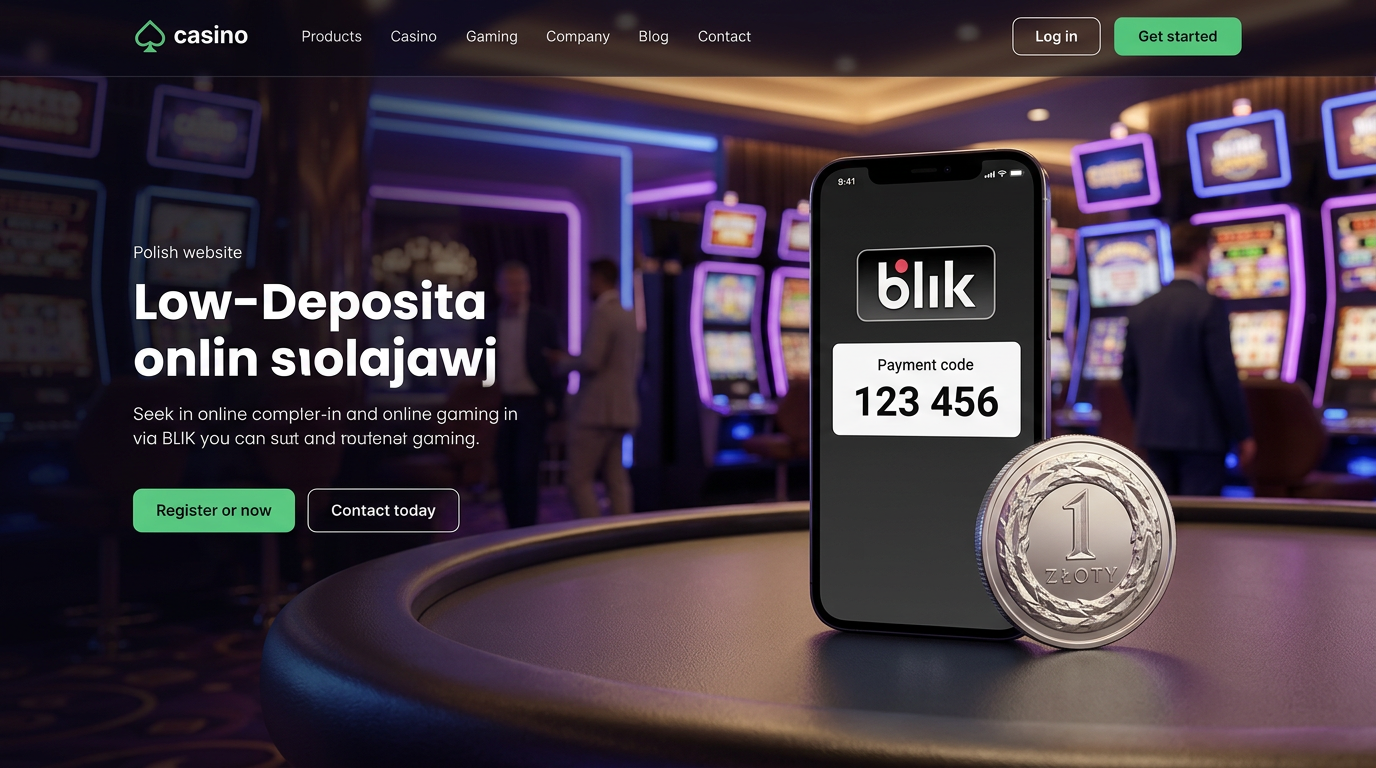 Kasyno depozyt 1 zł BLIK – Najlepsze opcje na start w 2026